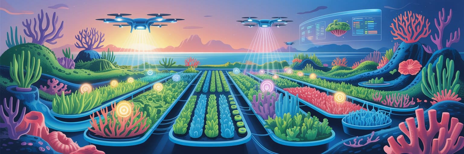 L’agriculture de précision inspirée du fonctionnement des récifs coralliens a futuristic website banner showcasing a cvrywu8ord6wq5weyvbhqg 7ljcscabtbc2rfic22vjdw sd (1)